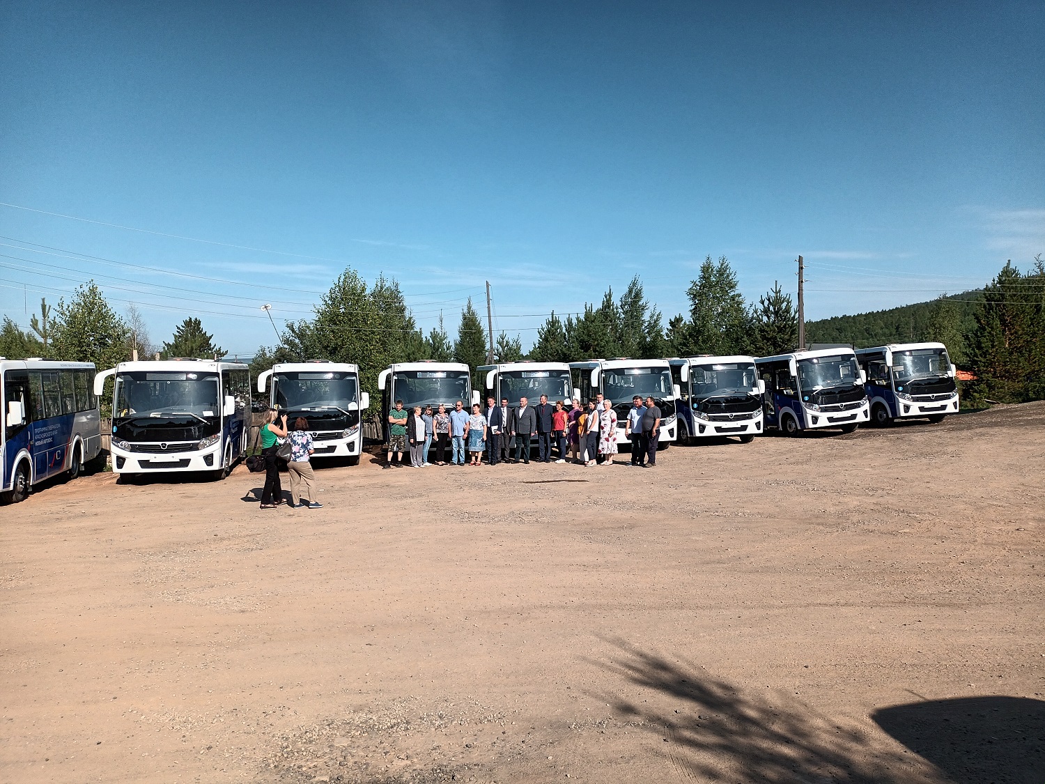 Богучанский район получил новые автобусы.